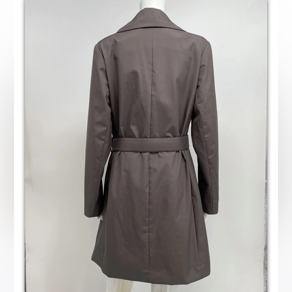 Aritzia Wilfred Trench Coat Women’s L Lined Button Up Belted Front Pockets - Picture 2 of 14